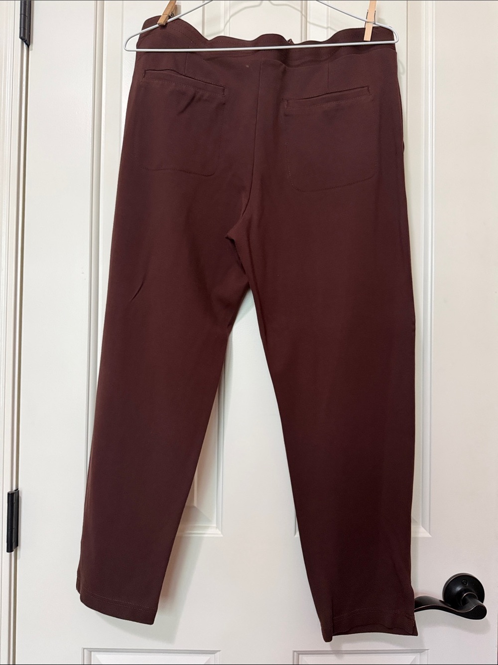Betabrand SoHo Joggers, Skinny Leg, Size XL, in Chicory - Picture 2 of 5